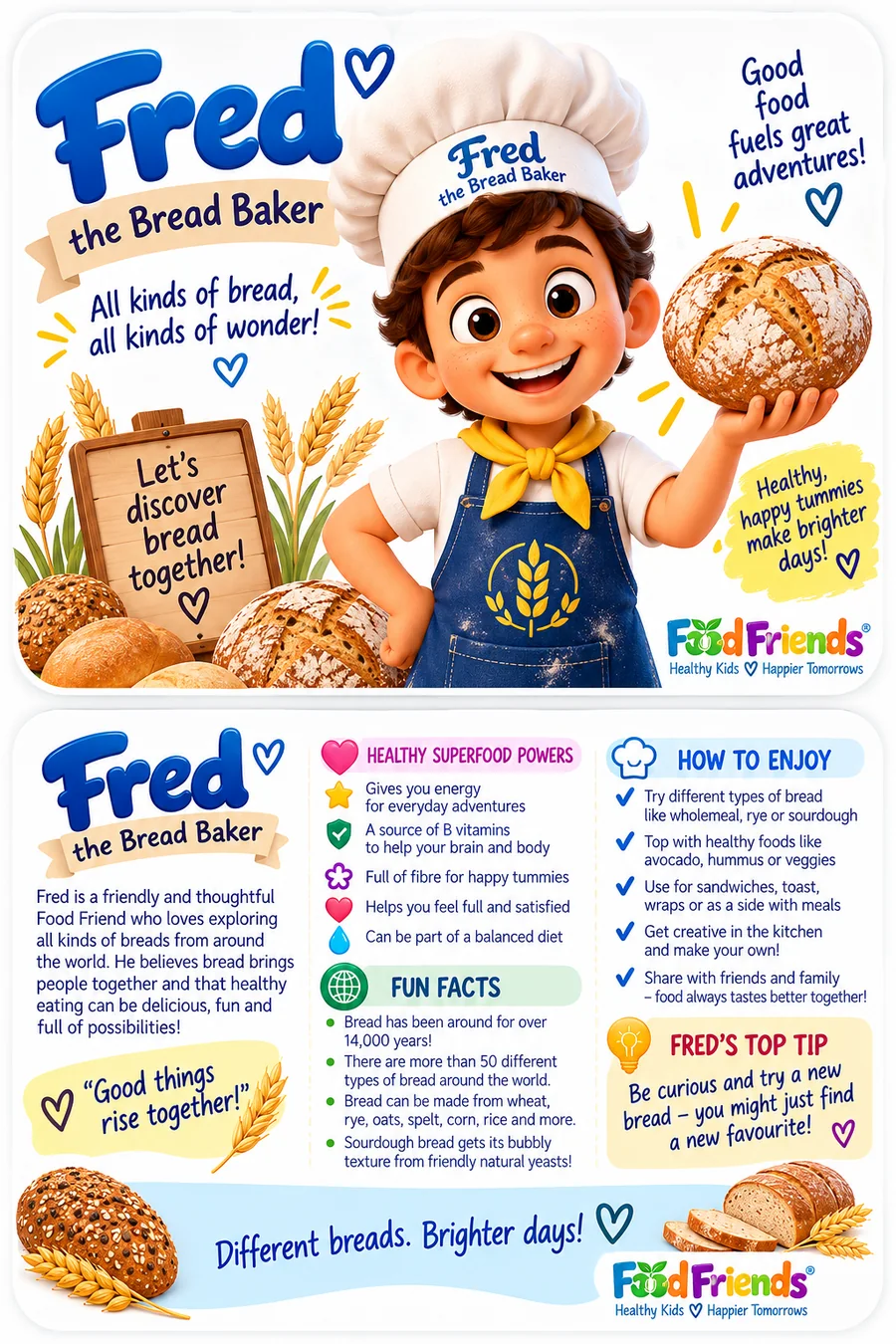 Fred the Bread Baker facts