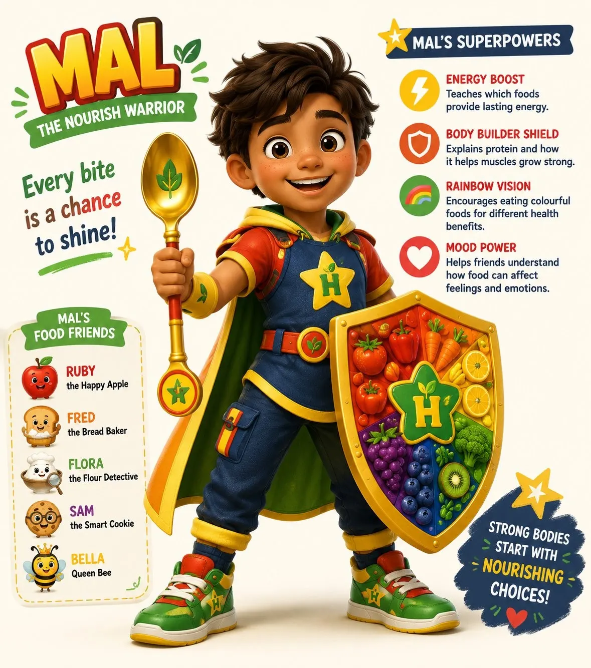 Mal the Nourish Warrior facts
