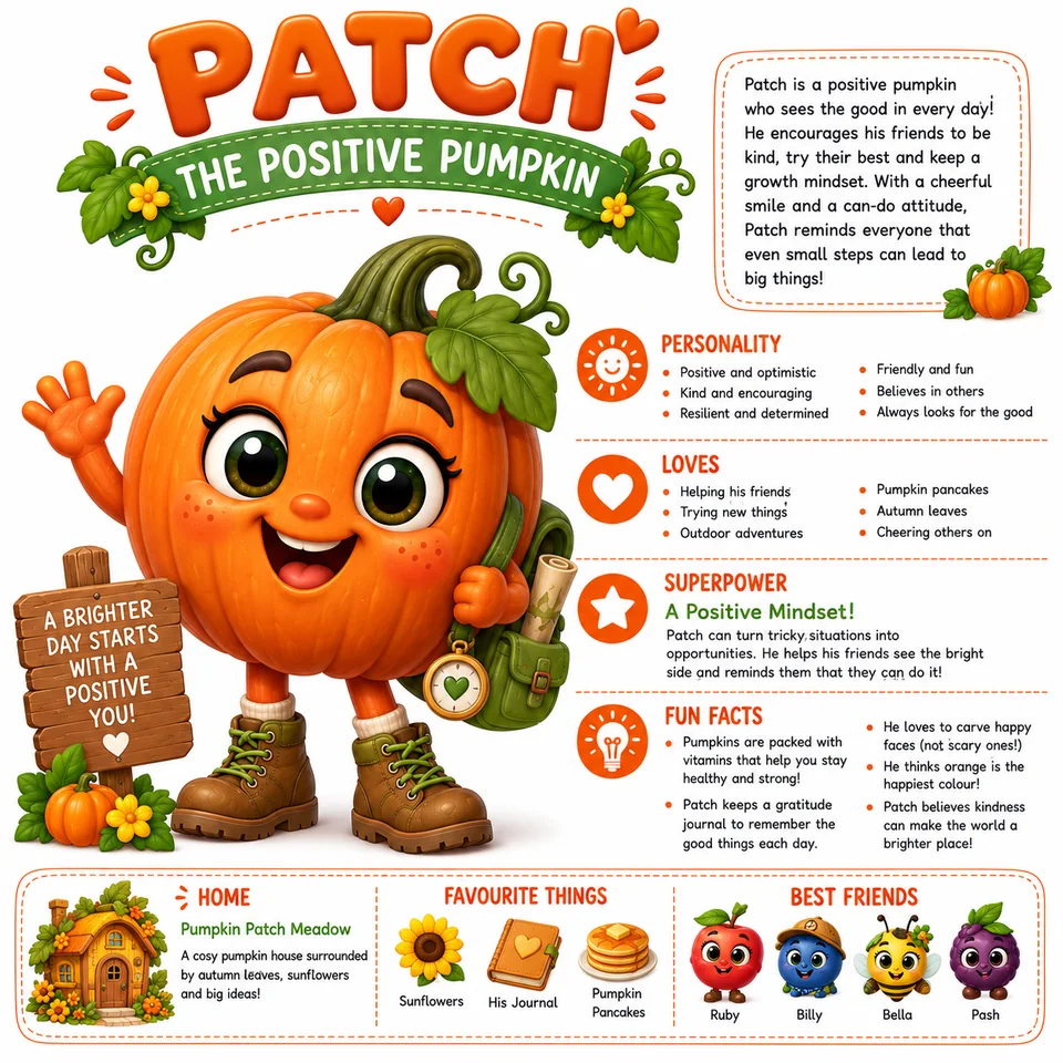 Patch the Positive Pumpkin facts