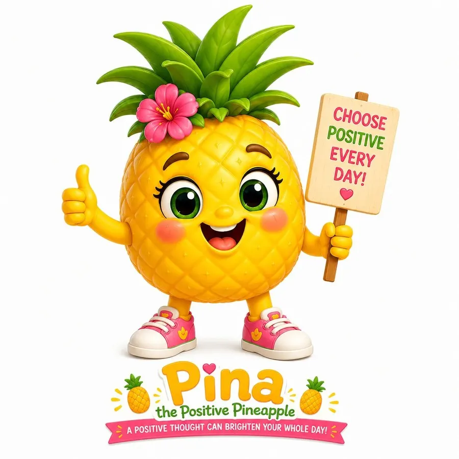 Pina the Positive Pineapple
