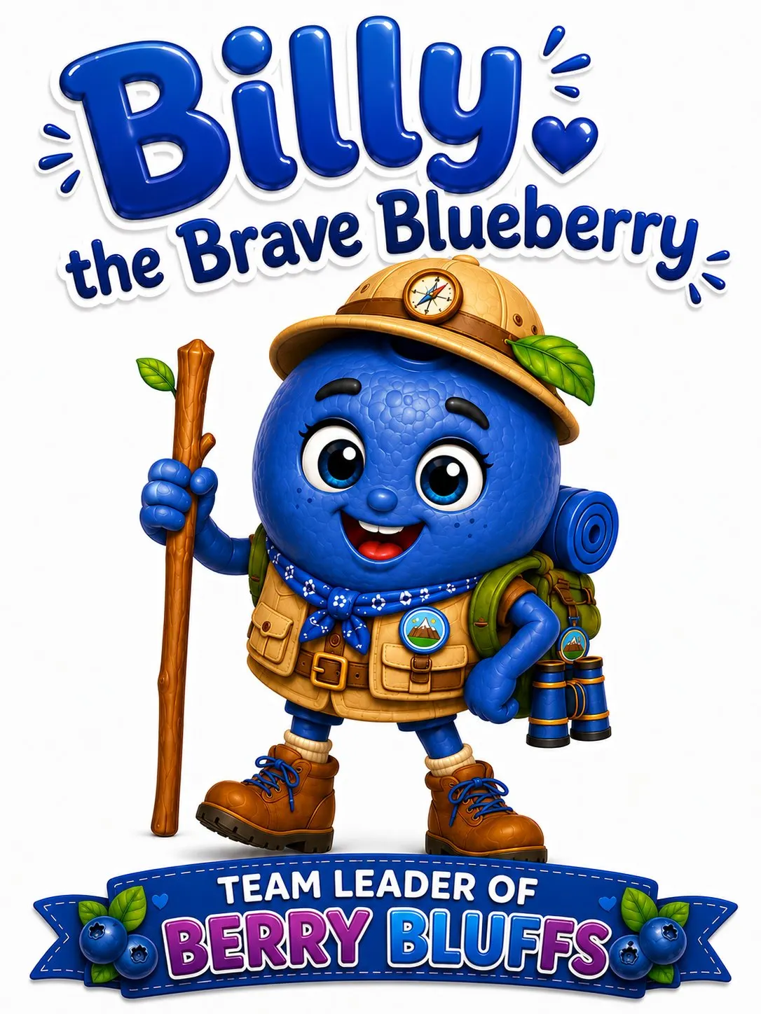 Billy the Brave Blueberry — Team Leader of Berry Bluffs
