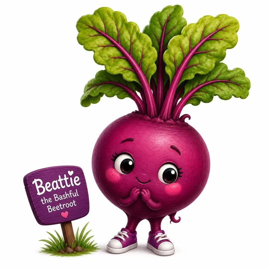 Beattie the Bashful Beetroot