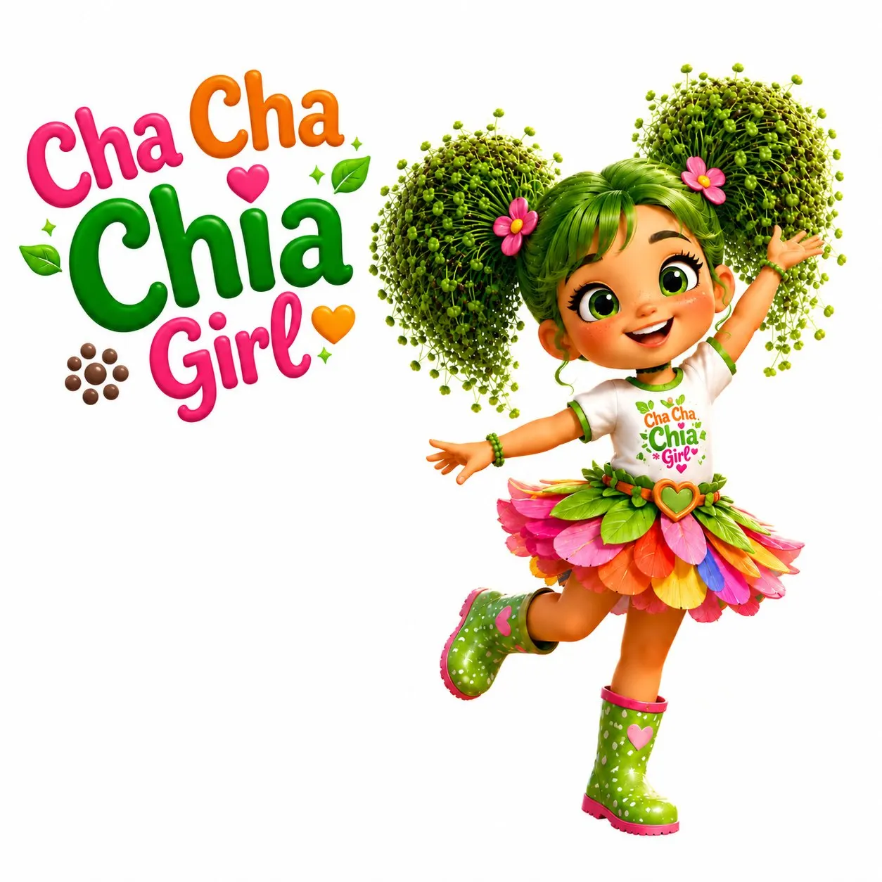 Cha Cha Chia Girl